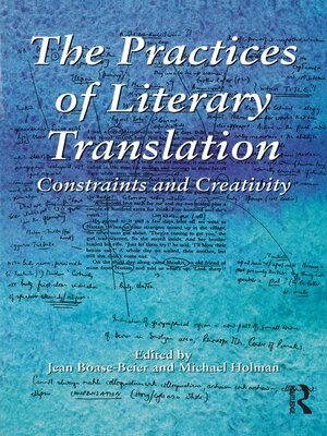cover image of The Practices of Literary Translation